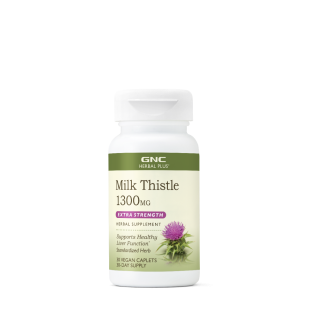 Milk Thistle 1300 mg Herbal Plus, 30 tablete, GNC