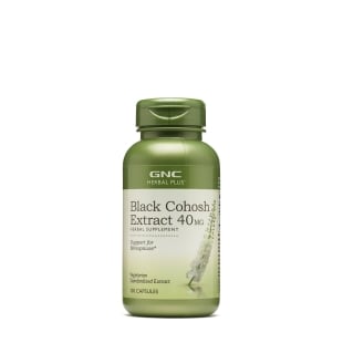 Extract standardizat de cohos negru 40 mg Herbal Plus, 100 capsule, GNC