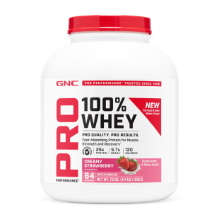 Proteina din zer cu aroma de capsuni Pro Performance, 1985 g, GNC