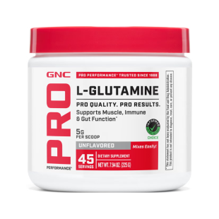 L-Glutamina pudra fara aroma Pro Performance, 225 g, GNC