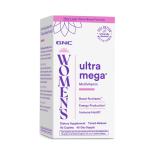 Multivitamine pentru femei Ultra Mega, 90 tablete, GNC