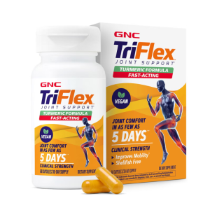 Turmeric formula TriFlex, 60 tablete, GNC