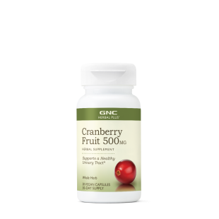Cranberry Fruit 500 mg Herbal Plus, 30 capsule, GNC
