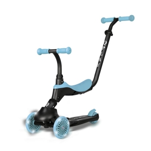 Trotineta multifunctionala 5in1 Qplay Sema EVO Albastru