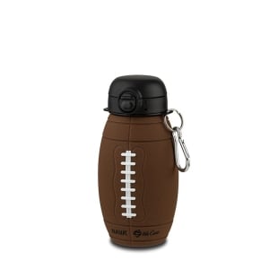 Sticla de apa din silicon, Nava We care, 700 ml, minge rugby