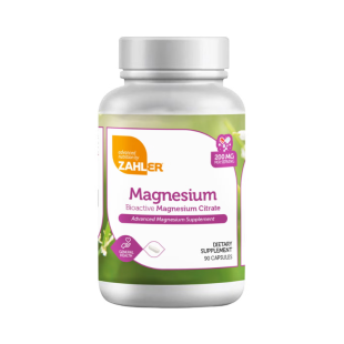 Citrat de magneziu pentru sanatatea inimii si sistemului nervos Zahler, 90 capsule, GNC