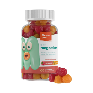 Magneziu pentru copii cu aroma de zmeura si mango Zahler, 60 jeleuri, GNC
