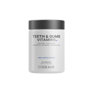 Complex de vitamine, minerale si colagen pentru dinti si gingii CodeAge, 90 capsule, GNC
