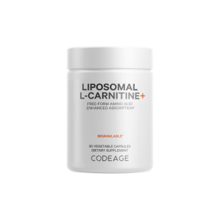 L-Carnitina lipozomala pentru energie celulara si suport metabolic CodeAge, 90 capsule, GNC