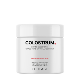 Colostru bovin cu imunoglobuline pentru imunitate si digestie fara aroma CodeAge, 120 g, GNC