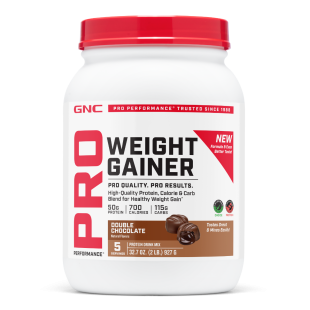 Formula proteica pentru crestere in greutate cu aroma de ciocolata testata antidoping Pro Performance, 927 g, GNC