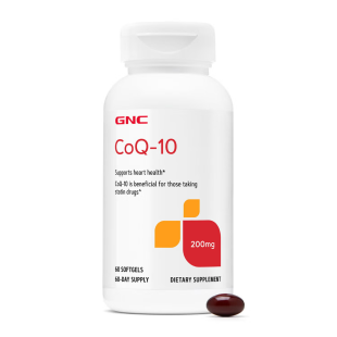 Coenzima Q-10 naturala 200 mg, 60 capsule, GNC