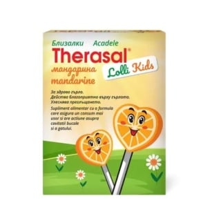 Acadele Therasal Lolly Kids, 6 bucati, Vedra