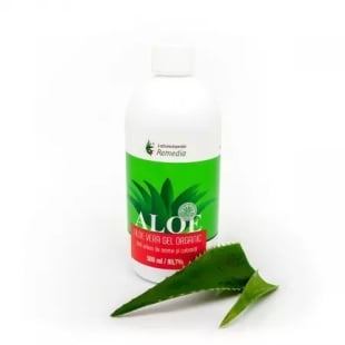 Gel natural de aloe vera, 500 ml, Remedia