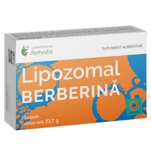 Berberina lipozomal, 30 capsule, Remedia