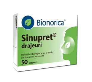Sinupret, 50 drajeuri, Bionorica