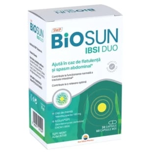 Biosun Ibsi Duo, 30 capsule + 60 capsule moi, Sun Wave Pharma