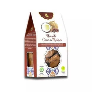 Biscuiti cu cocos si merisor, 130 g, Hiper Ambrozia