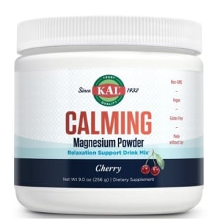 Calming Magnesium Powder Cherry Kal, 256 g, Secom