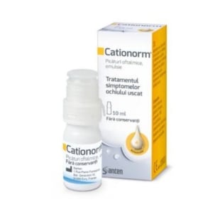 Picaturi oftalmice Cationorm, 10 ml, Santen