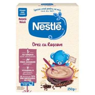 Cereale din orez cu roscove, +6 luni, 250 g, Nestle