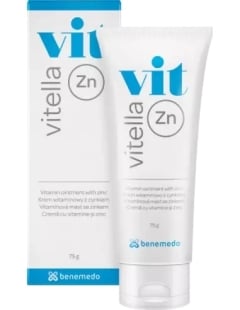 Crema cu vitamine si zinc Vitella Zn, 75 g, Benemedo