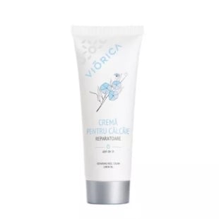 Crema de calcaie reparatoare cu ulei de in, 75 ml, Viorica