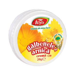 Crema galbenele si arnica 20g, Fares