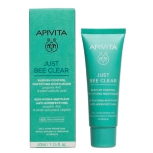 Crema matiafianta anti-acnee Just Bee Clear, 40 ml, Apivita