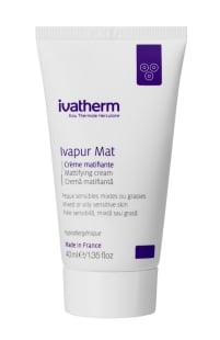 Crema matifianta pentru piele mixta sau grasa Ivapur Mat, 40 ml, Ivatherm