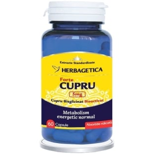 Cupru Forte, 60 capsule, Herbagetica
