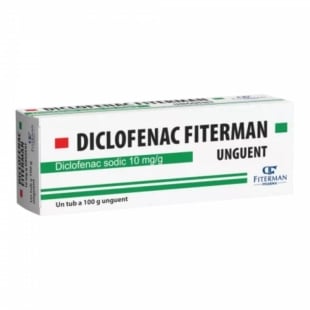 Diclofenac unguent 10 mg/g, 100 g, Fiterman Pharma
