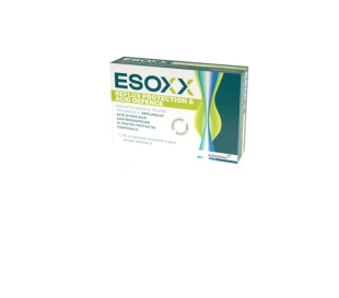 Esoxx Dispozitiv medical pentru tratamentul refluxului gastroesofagian Reflux Protection Acid Defence, 20 comprimate masticabile, Sofar