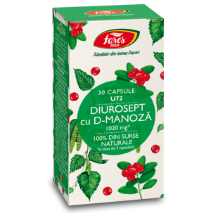 Diurosept cu D-manoza 30caps., Fares