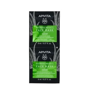 Express Beauty masca hidratanta cu aloe, 2x8ml, Apivita