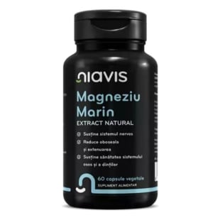 Magneziu marin extract natural, 60 capsule, Niavis