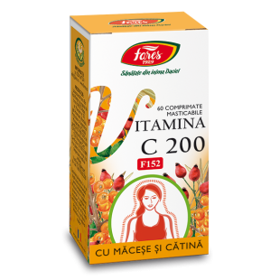 Vitamina C 200 (F152) 60compr.mast, Fares