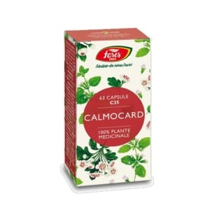 Calmocard calmant cardiac C35, 63 capsule, Fares