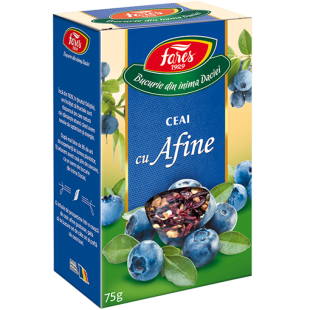 Ceai cu afine Aromfruct, 75 g, Fares