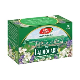 Ceai calmocard, 20 plicuri, Fares