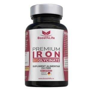 Fier bisglicinat Premium 71.8 mg, 60 capsule, Boost4Life