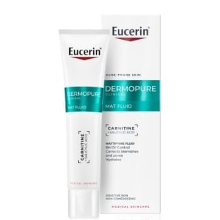 Fluid matifiant pentru fata DermoPure, 40 ml, Eucerin