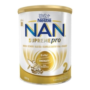 Lapte praf de continuare pentru bebelusi Nan 2 Supreme Pro, +6 luni, 800 g, Nestle