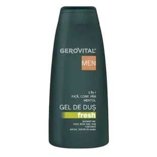 Gel de dus Fresh 3 in 1 Men, 400 ml, Gerovital