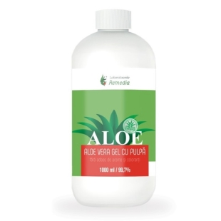 Gel natural de aloe vera, 1000 ml, Remedia