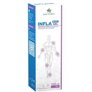 Gel cu CBD Infla Bleu, 100 ml, Bleu Pharma