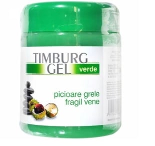 Gel verde de masaj Timburg, 500 g, Transrom