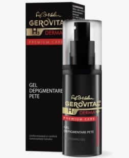 Gel depigmentare pete H3 Derma+ Premium Care, 30 ml, Gerovital