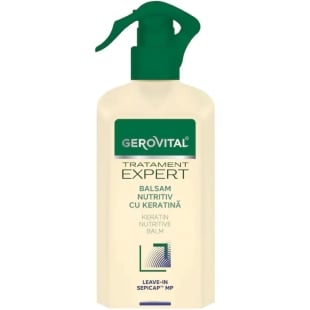 Balsam nutritiv leave-in cu keratina Tratament Expert, 150 ml, Gerovital