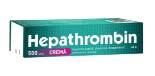 Hepathrombin crema, 500UI/g, 40 g, Hemofarm
